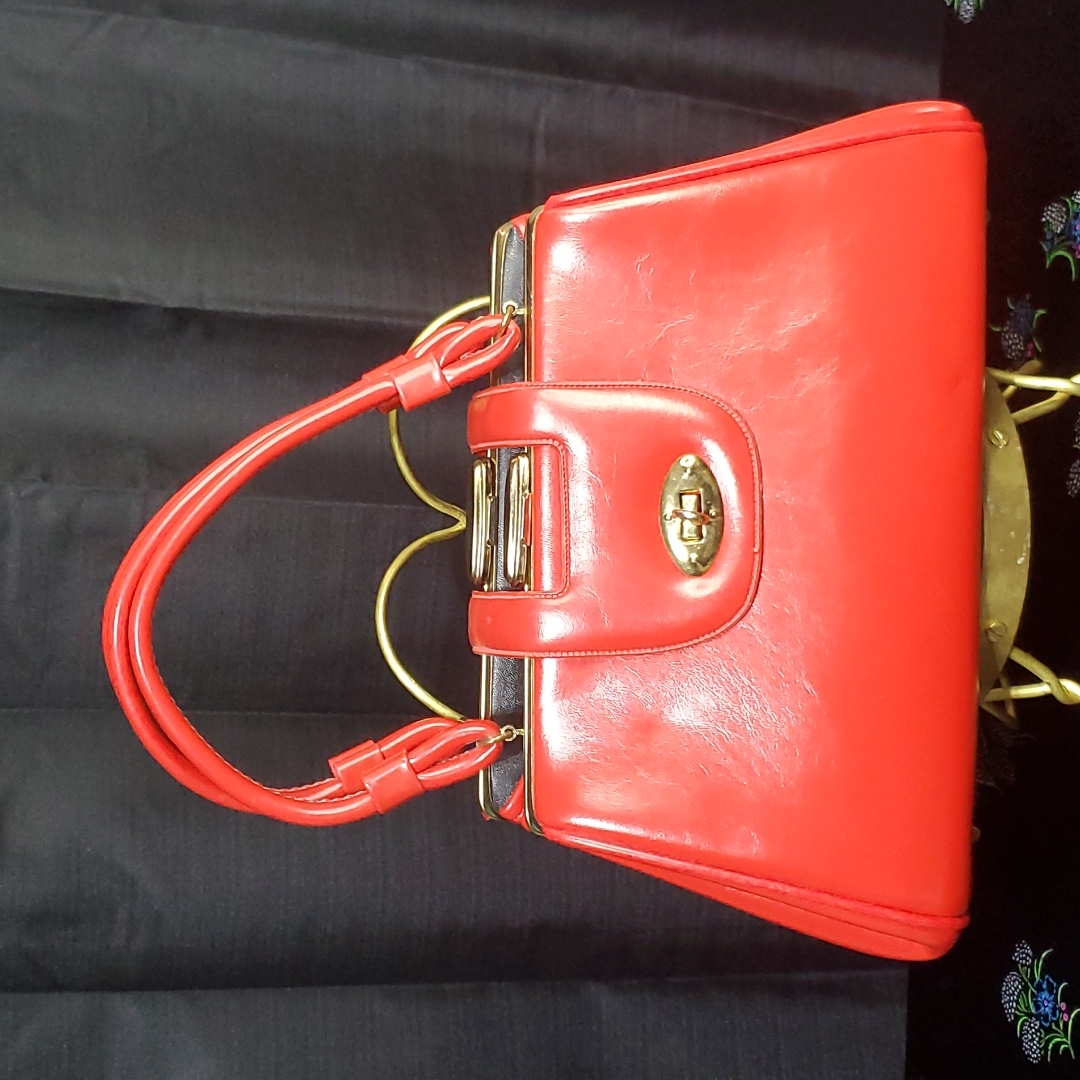 Vintage Red Handbag